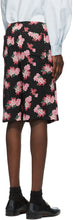 Gucci Black GG Peony Print Shorts