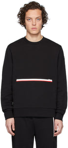 Moncler Black Girocollo Sweatshirt - Sweat-shirt Moncler Black GiroCollo - Moncler Black Girocollo 스웨터