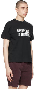 Remi Relief Black 'Give Peace A Chance' T-Shirt