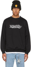 Rassvet Black Graffiti Logo Sweatshirt - Sweat-shirt de logo de graffiti noir Rassvet - Rassvet 검은 낙서 로고 스웨터