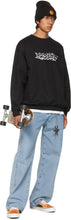 Rassvet Black Graffiti Logo Sweatshirt