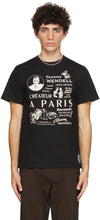 Georges Wendell Black Graphic T-Shirt - T-shirt graphique noir Georges Wendell - Georges Wendell 검은 그래픽 티셔츠