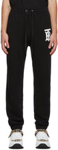 Burberry Black Gresham Lounge Pants - Pantalon Burberry Black Gresham Salon - 버버리 블랙 Gresham 라운지 바지