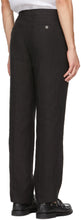 Fendi Black Hemp Trousers