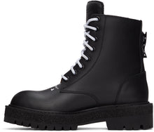 Off-White Black Hike Logo Boots
