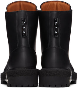 Off-White Black Hike Logo Boots