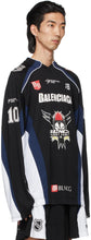 Balenciaga Black Hockey Long Sleeve T-Shirt