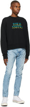 Palm Angels Black Hue Gothic Logo Sweatshirt