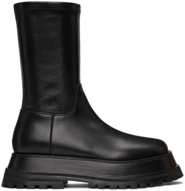 Burberry Black Hurr Boots