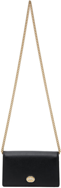 Gucci Black Interlocking G Wallet Bag