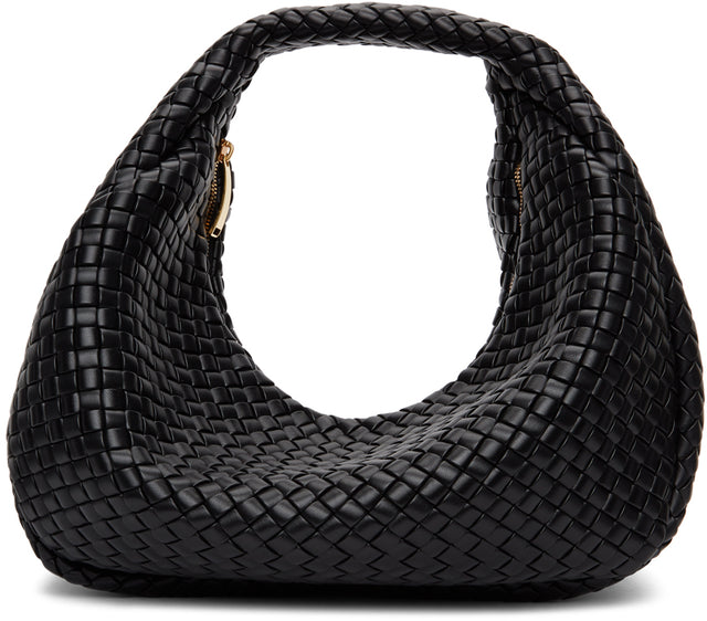 Bottega Veneta Black Intrecciato Nappa Bag