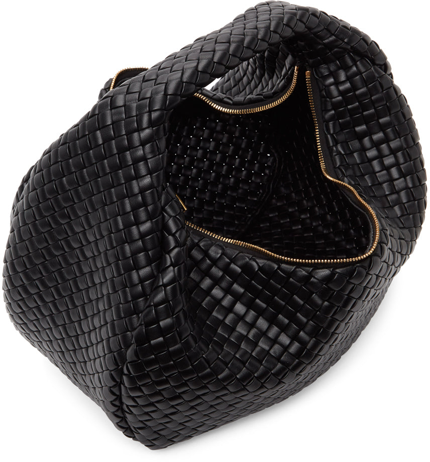 Bottega Veneta Black Intrecciato Nappa Bag - Botte Nappa Intrecciato Nappa Noir Bottega Veneta - Bottega Veneta Black Intrecciato Nappa Bag.