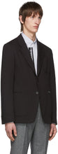 Givenchy Black Jersey Notched Lapel Blazer