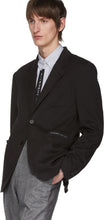 Givenchy Black Jersey Notched Lapel Blazer