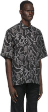 Givenchy Black Jewelry Print Loose Fit Shirt