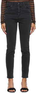 Grlfrnd Black Karolina High-Rise Jeans - Jean de haute hauteur de Karolina noir Grlfrnd - Grlfrnd Black Karolina 고층 청바지