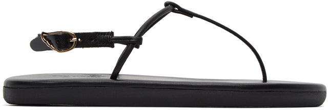 Ancient Greek Sandals Black Katerina Sandals - Sandales grecques antiques Sandales noires Katerina - 고대 그리스 샌들 블랙 카테리나 샌들