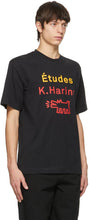 Ã‰tudes Black Keith Haring Edition Wonder Barking Dog T-Shirt