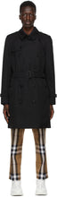 Burberry Black Kensington Trench Coat - Burberry Noir Kensington Trench Coat - 버버리 블랙 켄싱턴 트렌치 코트