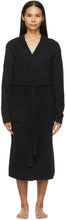 SKIMS Black Knit Cozy Robe - Skims Robe confortable en tricot noir - 검은 니트 아늑한 가운을 훑어 보았다