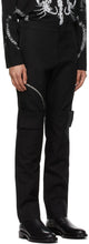 Givenchy Black Layered Effect Trousers