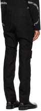 Givenchy Black Layered Effect Trousers