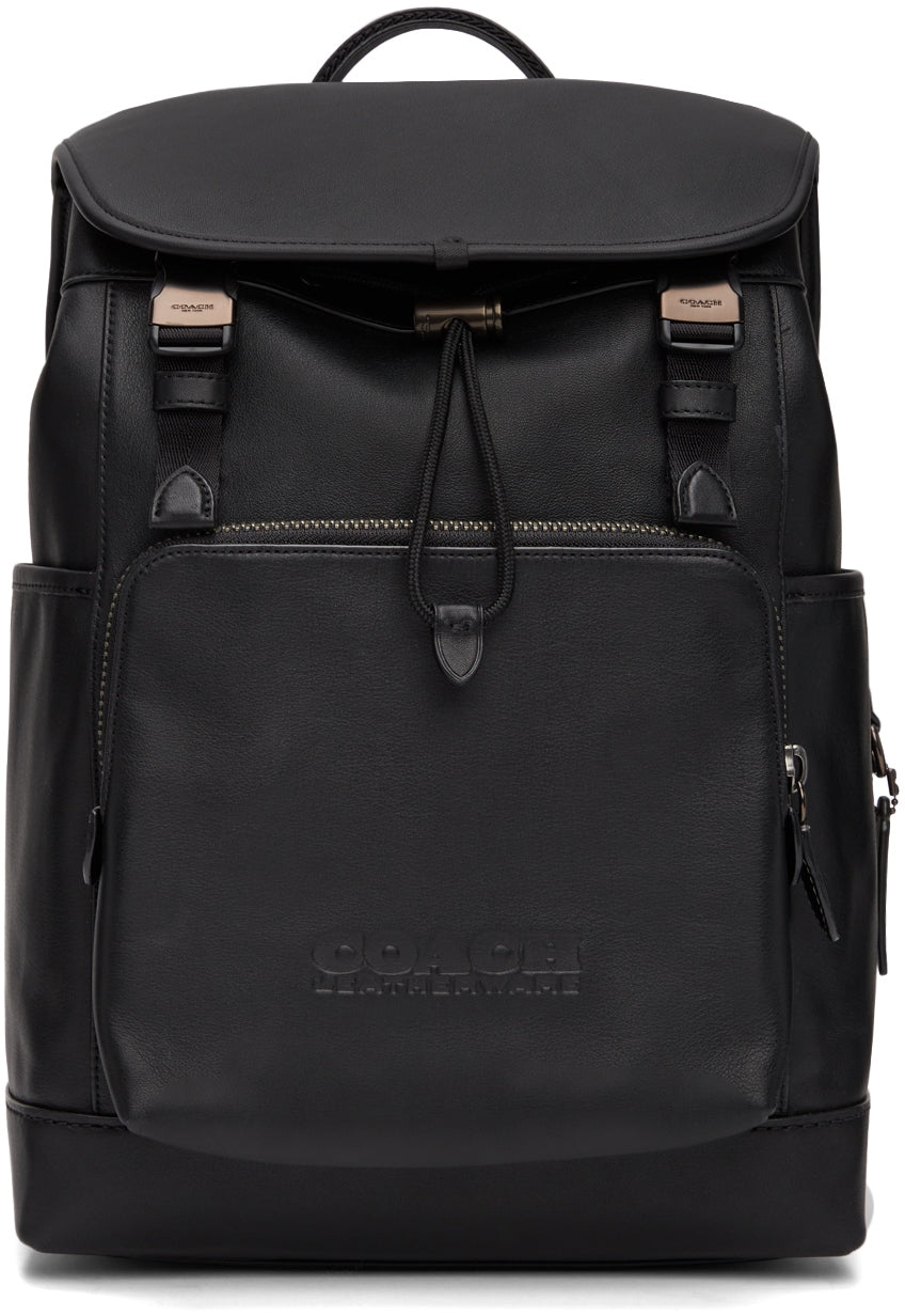 coach 1941 backpack Coach 1941 Black League Flap Backpack – BlackSkinny