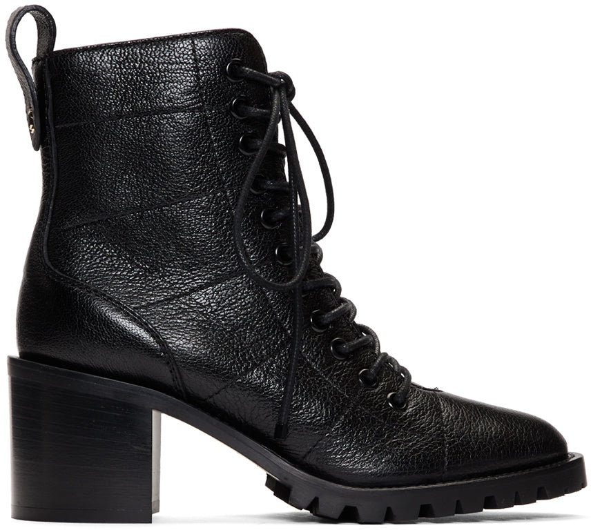 Jimmy Choo Black Leather Cruz 65 Boots