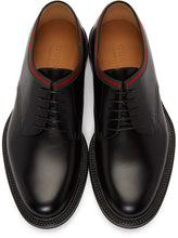 Gucci Black Leather Derbys