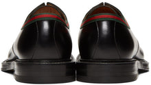 Gucci Black Leather Derbys