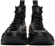 Converse Black Leather Run Star Hike High-Top Sneakers