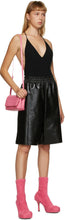 Bottega Veneta Black Leather Shiny Shorts - Short brillant en cuir noir Bottega Veneta - Bottega Veneta 검은 가죽 반짝 반짝입니다