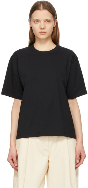 Studio Nicholson Black Lee T-Shirt - Studio Nicholson Noir Lee T-shirt - 스튜디오 니콜슨 블랙 리 T 셔츠