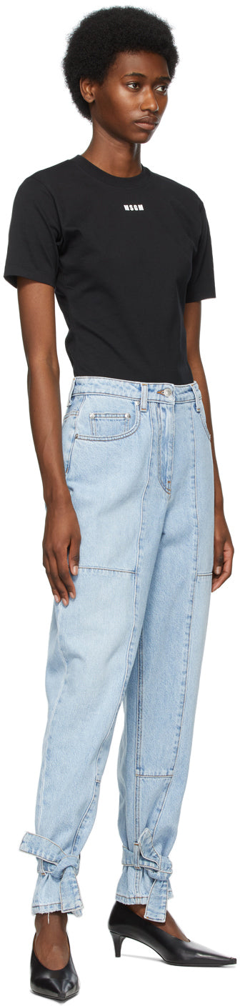 MSGM Black Logo Bodysuit