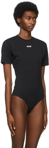 MSGM Black Logo Bodysuit
