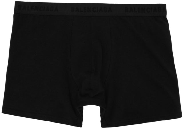 Balenciaga Black Logo Boxer Briefs - Boxer Boxer Balenciaga Black Boxer - Balenciaga 블랙 로고 복서 팬티