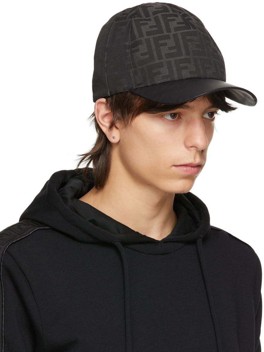キャップ Fendi Black Baseball Cap With Logo s-l500.jpg