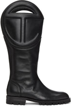 Telfar Black Logo High Boots - Telfar Black Logo High Bottes - Telfar 검은 로고 높은 부츠