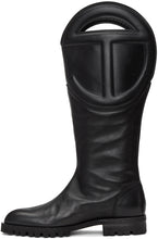 Telfar Black Logo High Boots
