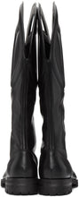 Telfar Black Logo High Boots