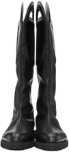 Telfar Black Logo High Boots