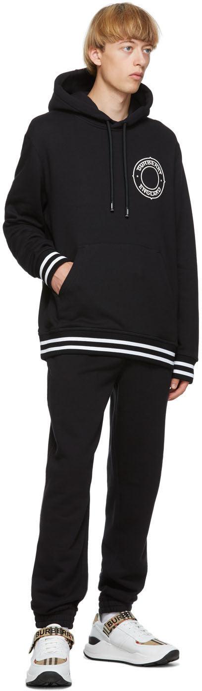 Burberry Black Logo Lounge Pants