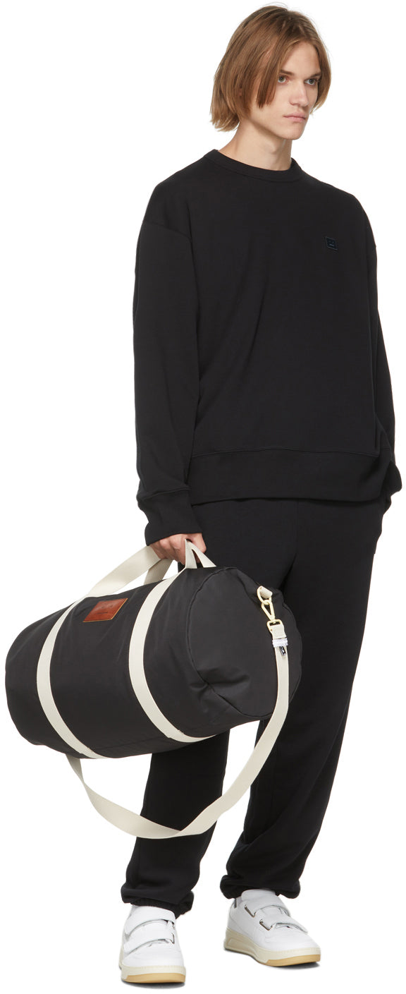 Acne Studios Black Logo Lounge Pants