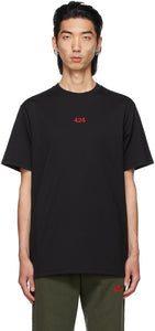 424 Black Logo T-Shirt - 424 T-shirt logo noir - 424 블랙 로고 티셔츠