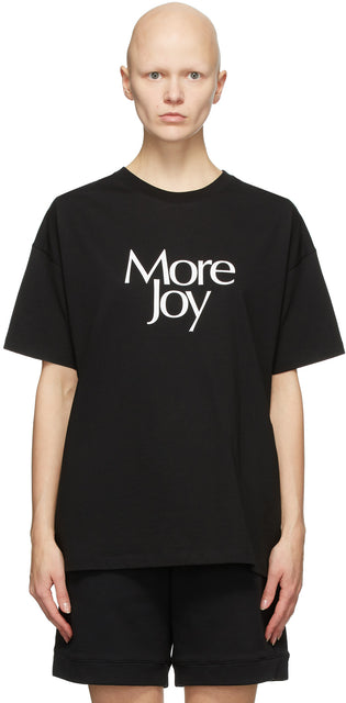 More Joy Black Logo T-Shirt - Plus joy noir logo t-shirt - 더 많은 기쁨 검은 로고 티셔츠