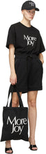 More Joy Black Logo T-Shirt