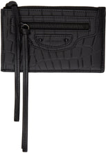 Balenciaga Black Long Neo Classic Card Holder - BALENCIAGA NOIR LONG NEO NEO Classic Porte-cartes - Balenciaga 블랙 긴 네오 클래식 카드 홀더