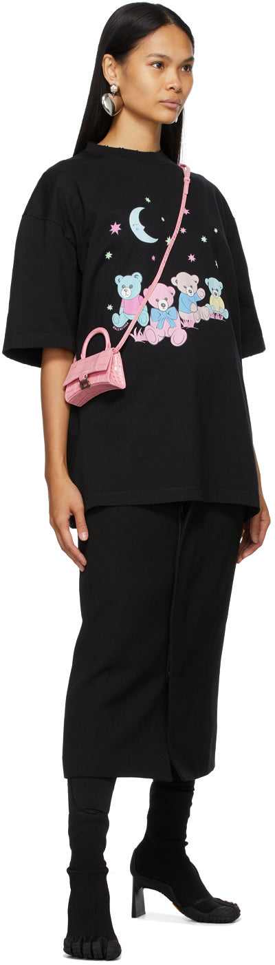 Balenciaga Black Love Bear XL T-Shirt