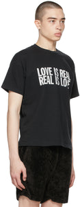 Remi Relief Black 'Love Is Real' T-Shirt