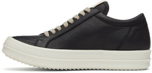 Rick Owens Black Low-Top Sneakers